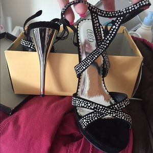 Rhinestone heels